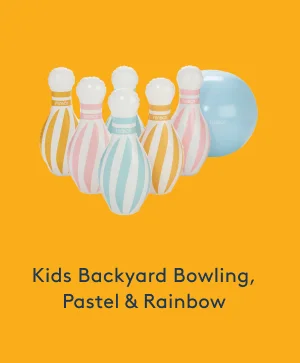 Shop - Kids Backyard Bowling Pastel & Rainbow