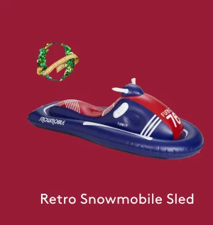 Shop - Inflatable Snowmobile Snow Sled, Retro