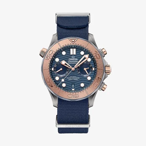 Blue polyester NATO strap