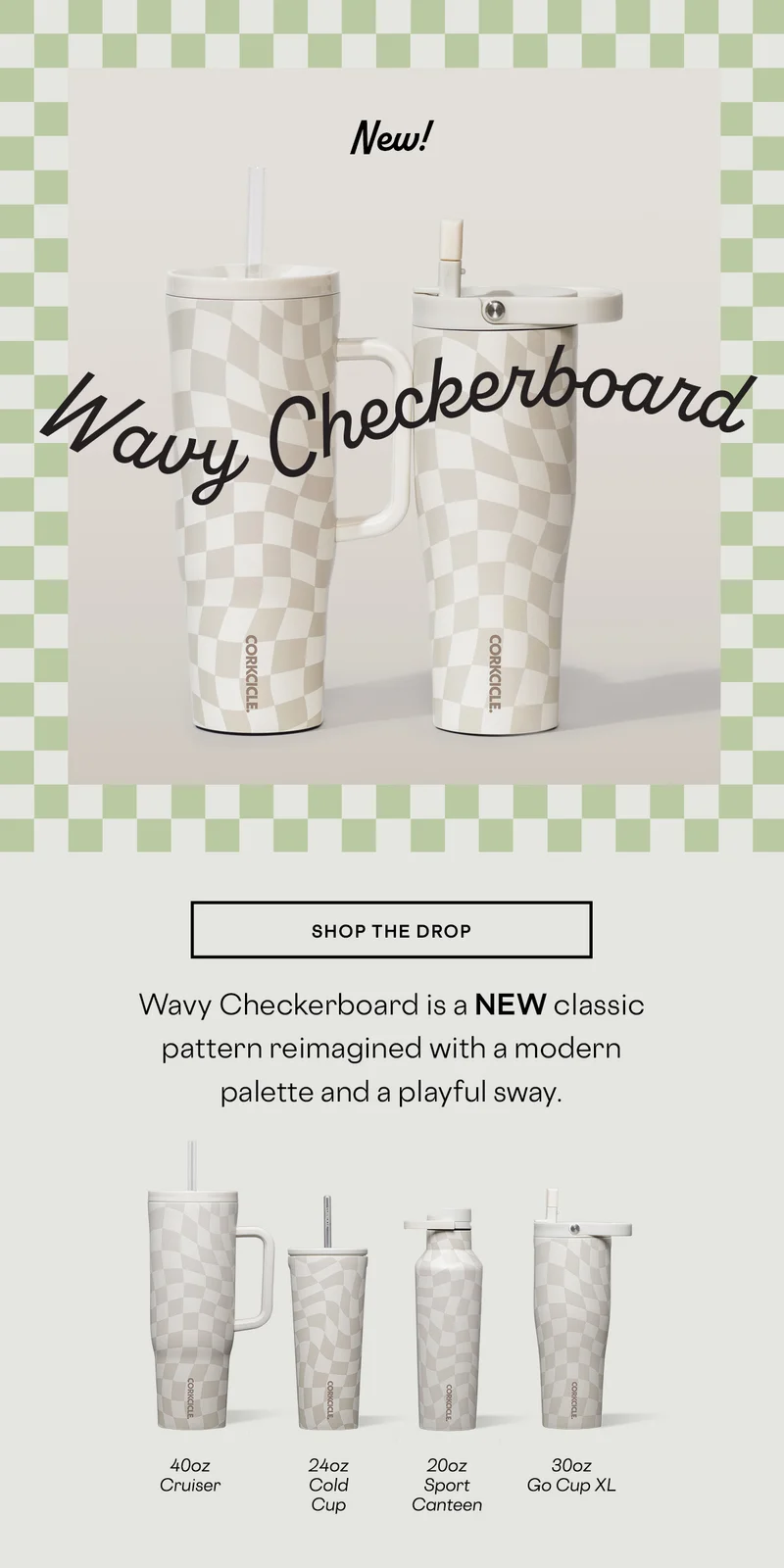 NEW Wavy Checkerboard!