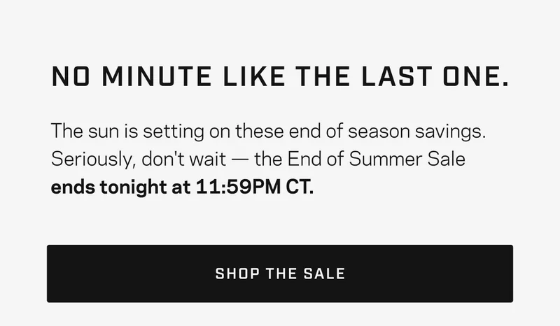 Sale is Ending!