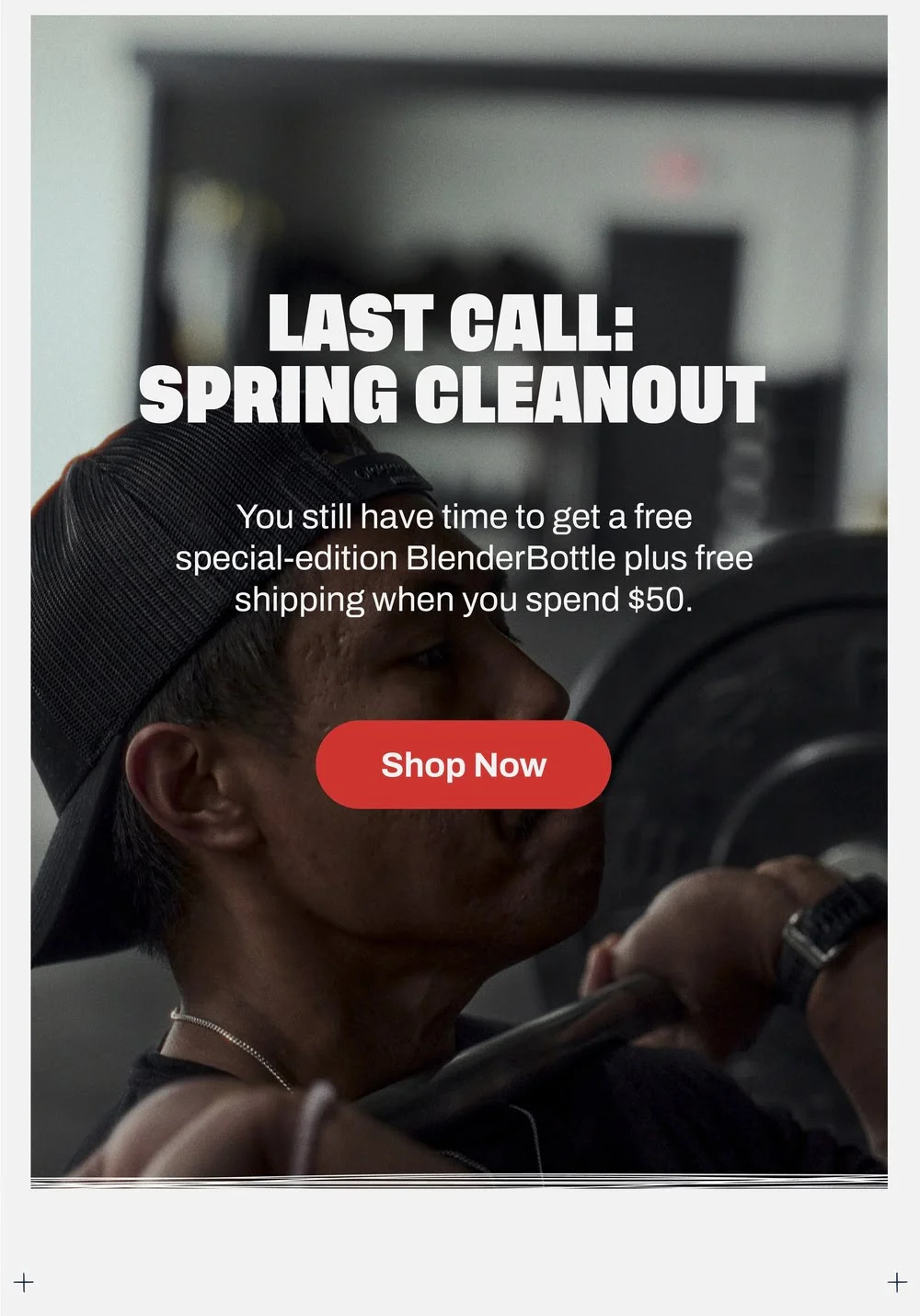 Shop All BlenderBottle Products, Send $50 and receive a FREE Bottle