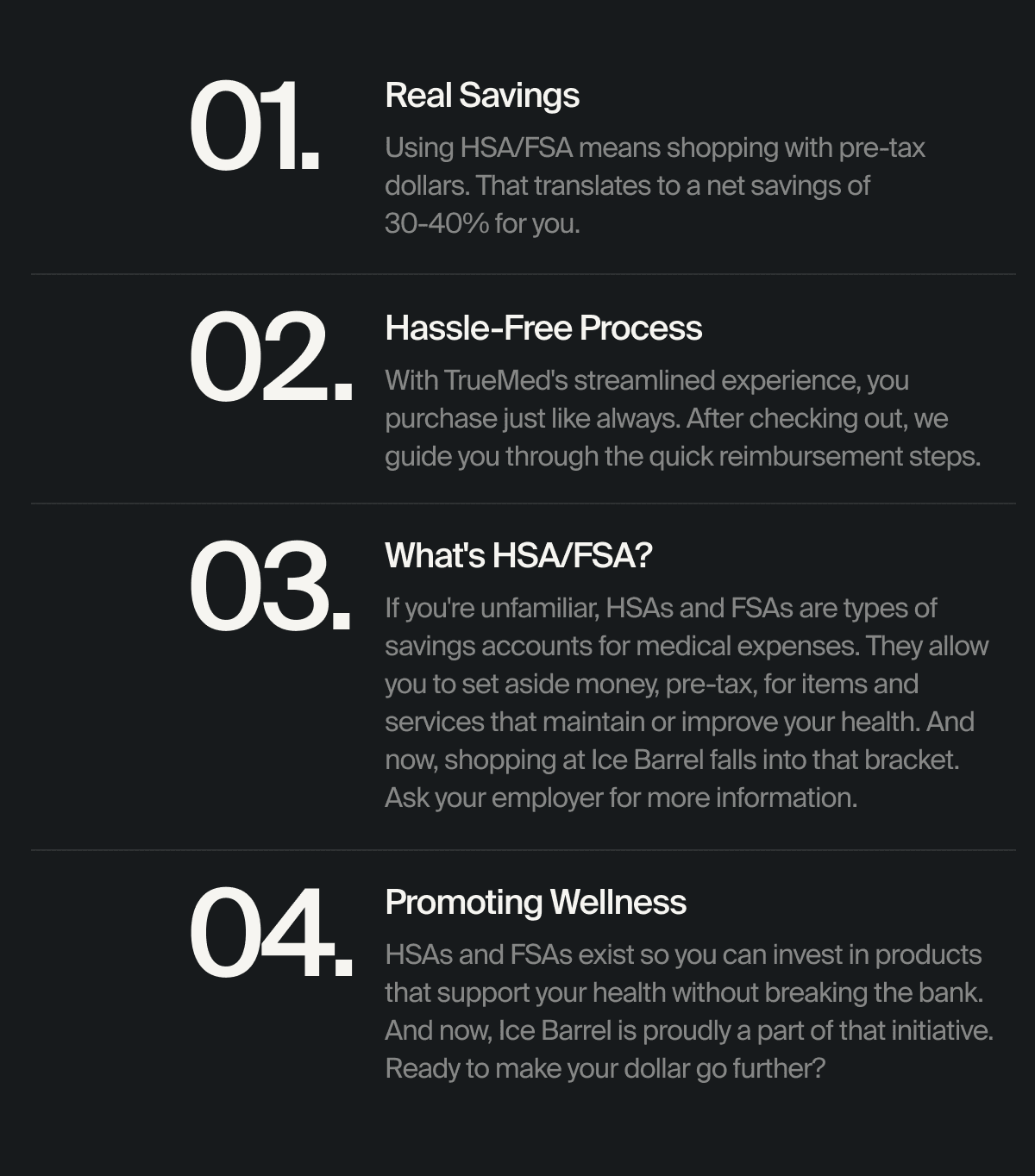 How HSA/FSA spending works