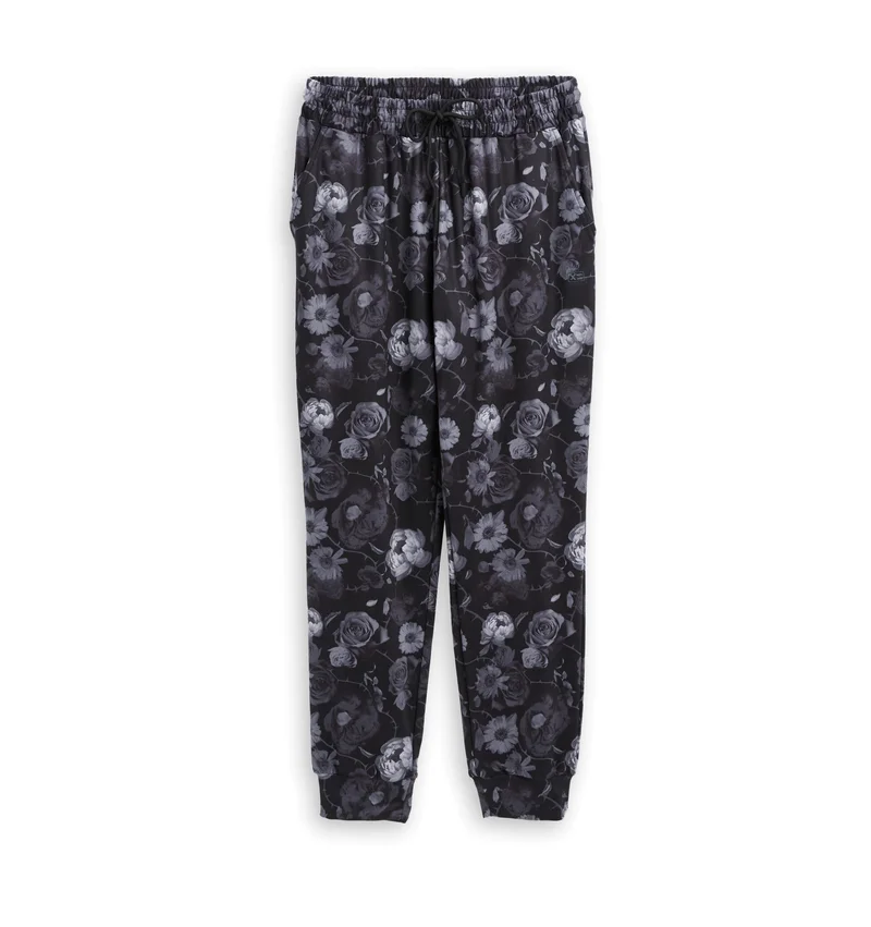 Image of Cozy Luxe Fitted Jogger - Dark Floral Remedies