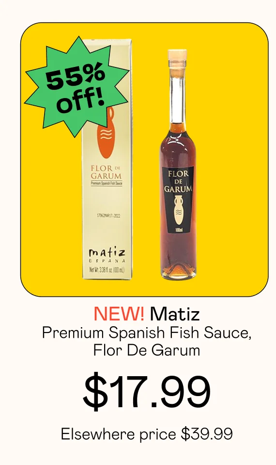 Premium Spanish Fish Sauce, Flor De Garum