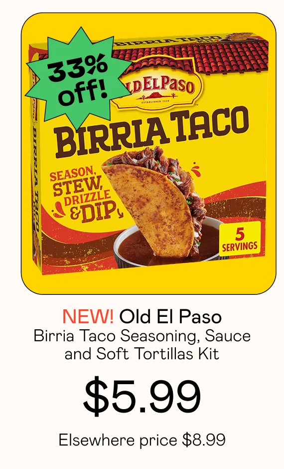 Birria Taco Seasoning, Sauce And Soft Tortillas Kit