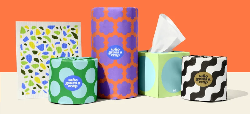 Image: WGAC dream cloth, toilet paper, paper towels, and tissues