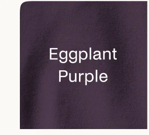 LuxeFleece Crewneck Sweatshirt in Eggplant Purple