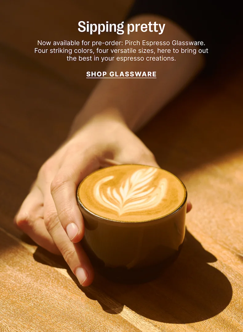 Now available for pre-order: Pirch Espresso Glassware.