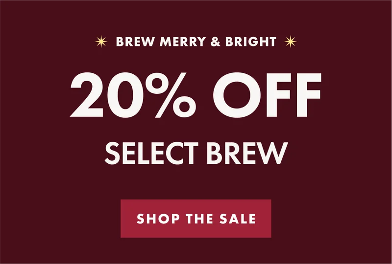 20 percent off select brew