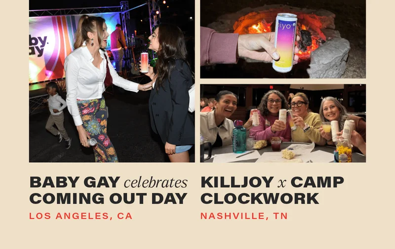 BABY GAY celebrates coming out day in los angeles, ca + KILLJOY x CAMP CLOCKWORK in nashville, tn