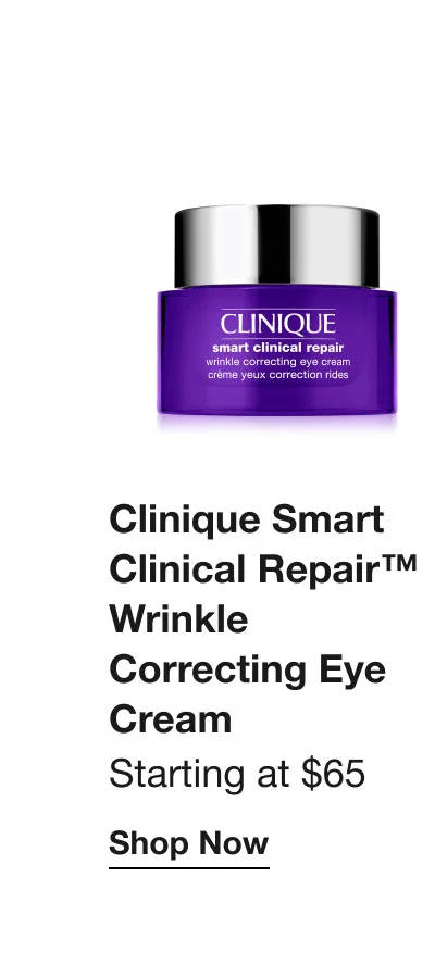 Clinique Smart Clinical Repair™ Wrinkle Correcting Eye Cream | Starting at $65 | Shop Now