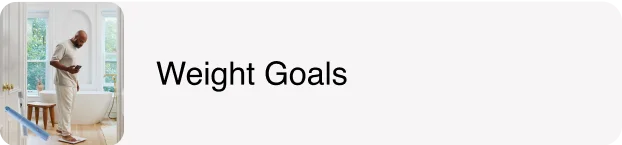 Weight Goals