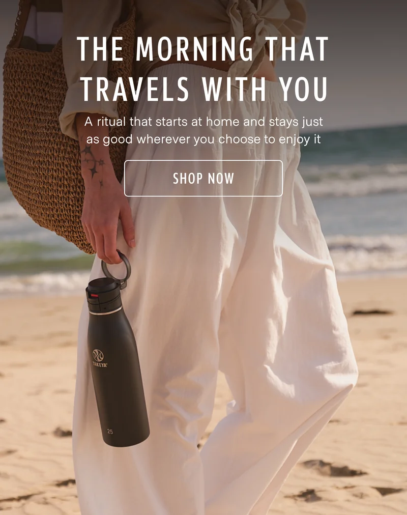 The morning that travels with you.