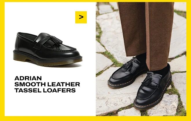 Adrian Smooth Leather Tassel Loafers