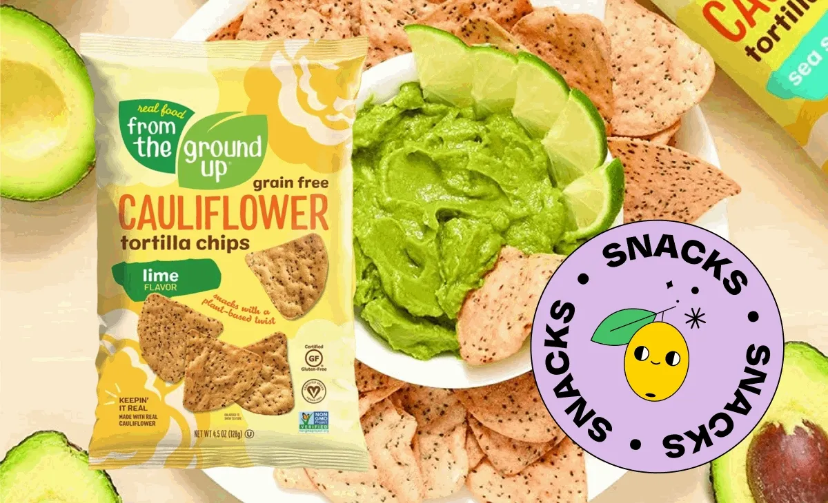 Lime Cauliflower Tortilla Chips