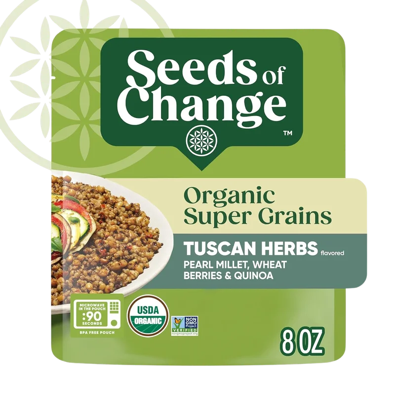 Image of Seeds of Change RTE Organic Super Grains flavored with Tuscan Herbs