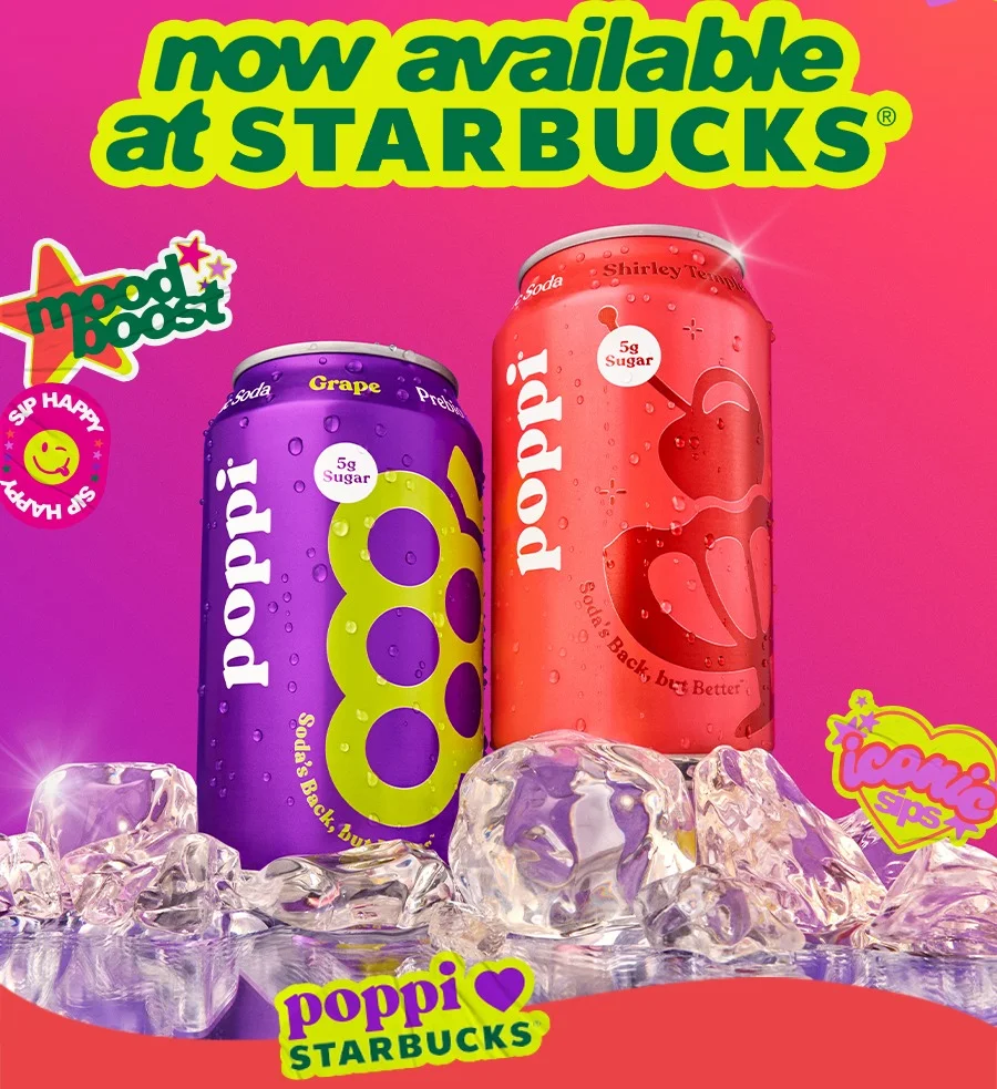now available at Starbucks!