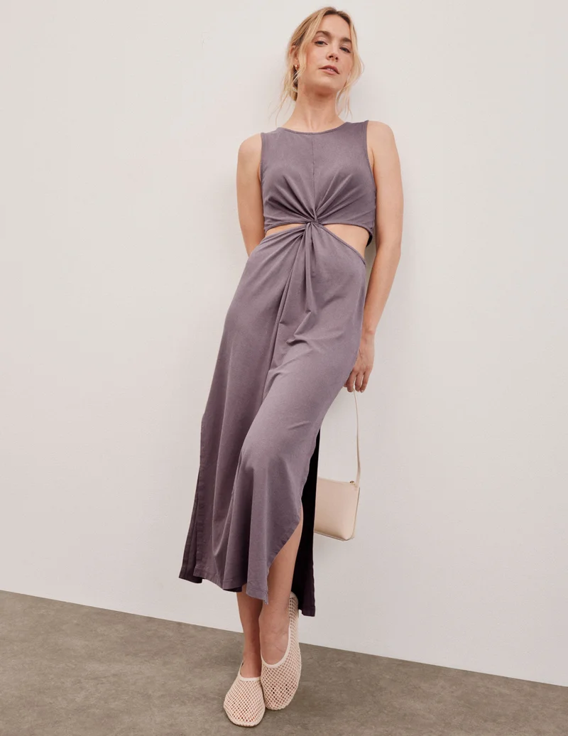 Image of Around The World Front Twist Dress