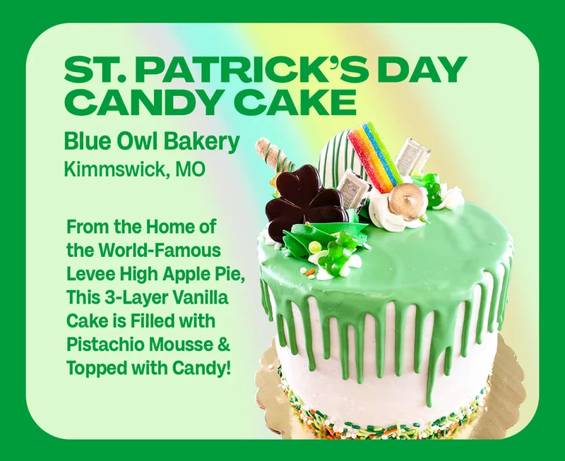 St. Patrick's Dat Candy Cake.