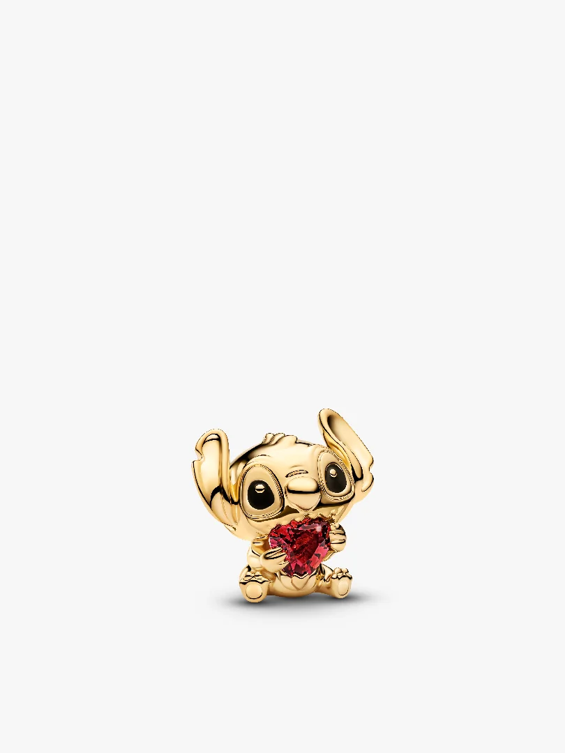 Disney Stitch Heart Charm