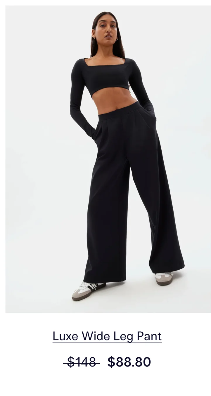 Luxe Wide Leg Pant