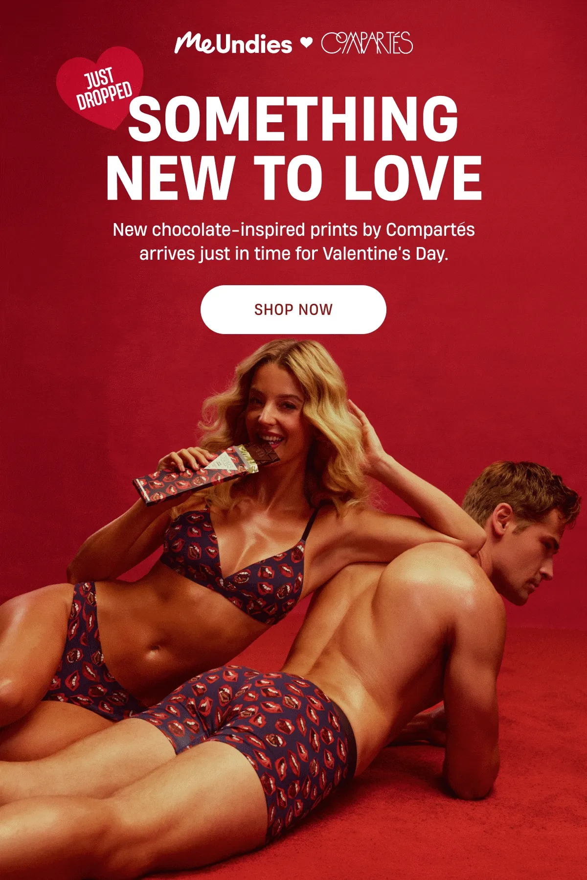MeUndies X Compartes | Something new to love | Shop Now
