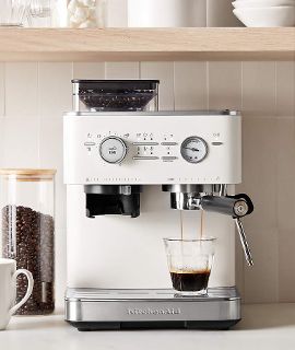 ends today: up to $200 off select KitchenAid® espresso machines and coffee grinders‡
