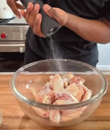 smoked chicken wings, straight from the counter