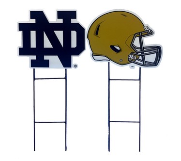 Pegasus Sports NCAA Logo and Helmet 2 Pack YardSign Set