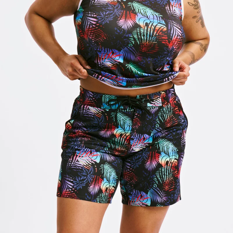 Image of Swim 7" Heritage Board Shorts - Palm Dreams
