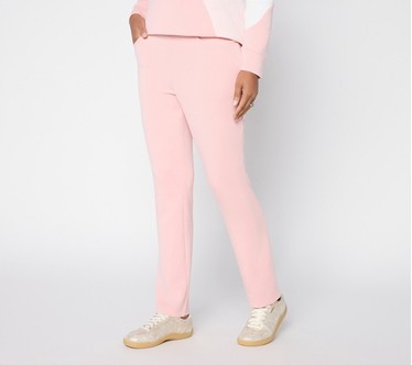 Belle by Kim Gravel Regular ScubaLuxe Slim Straight Pant