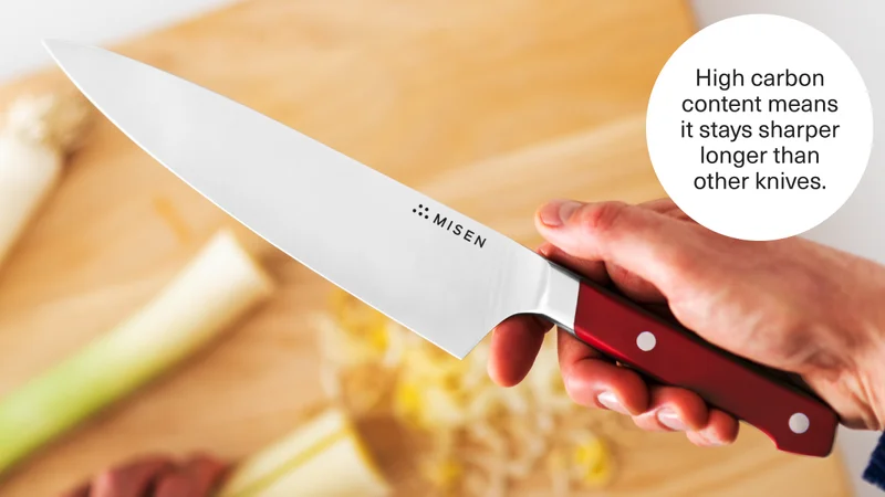 8 inch Chef's Knife Red
