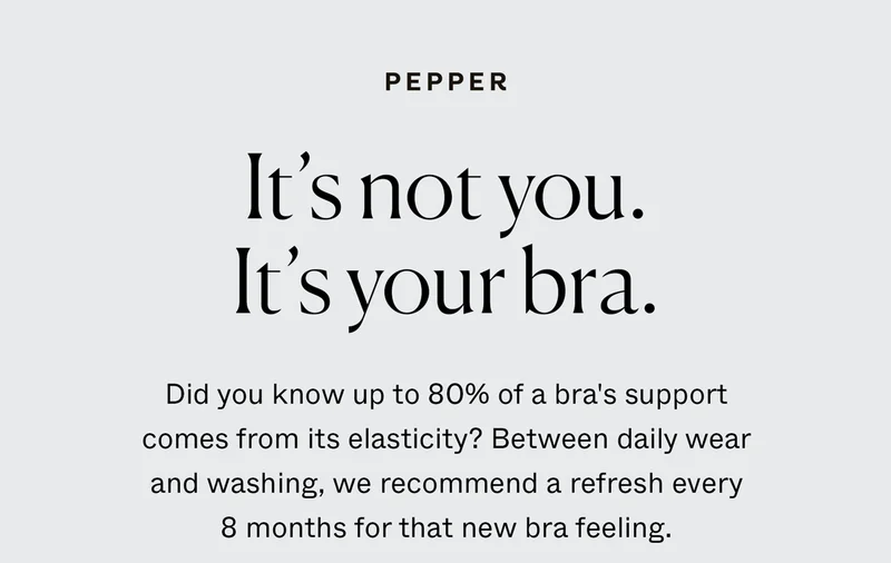 It's not you. It's your bra.