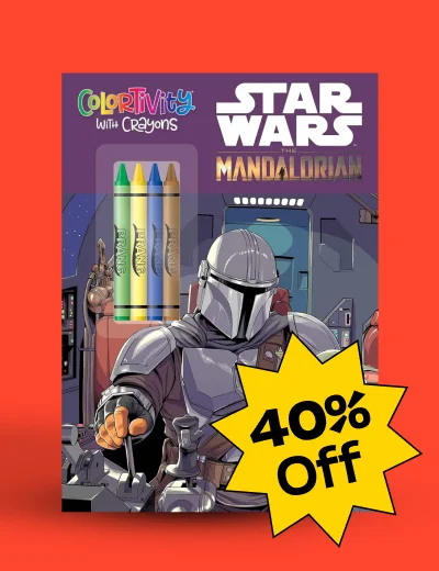 Star Wars The Mandalorian: Bounty Hunter: Colortivity With Crayons