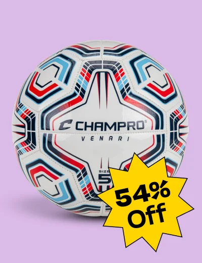 Venari 20 Panel Soccer Ball - #3 Navy Blue Scarlet