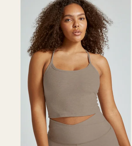 Spacedye Slim Racerback Cropped Tank