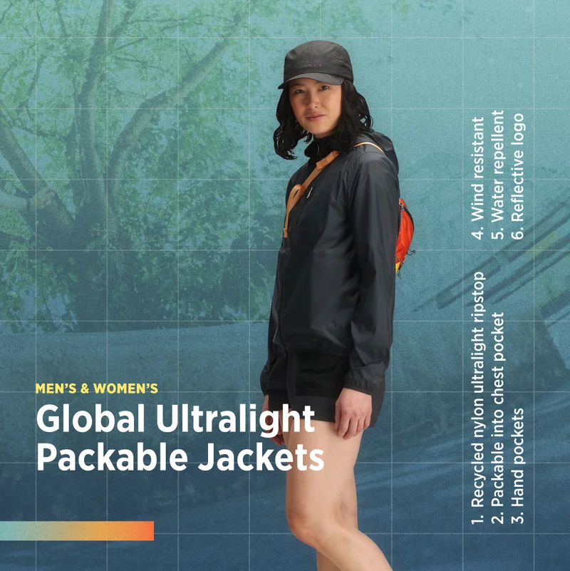 Global Ultralight Packable Jackets