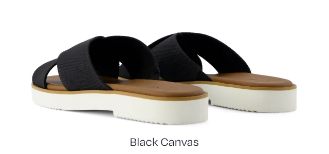 Mae Crossover Slide Sandal - Image