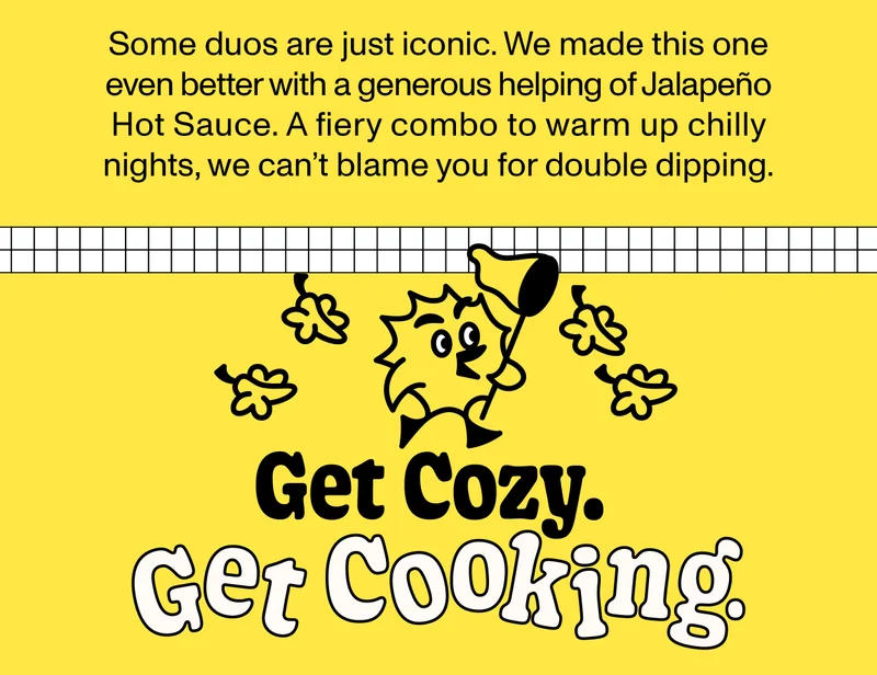 Get cozy. Get cooking.
