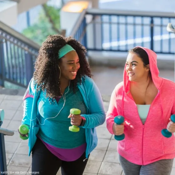 How to use weights to level up your walking workout