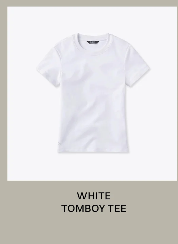 White Tomboy Tee