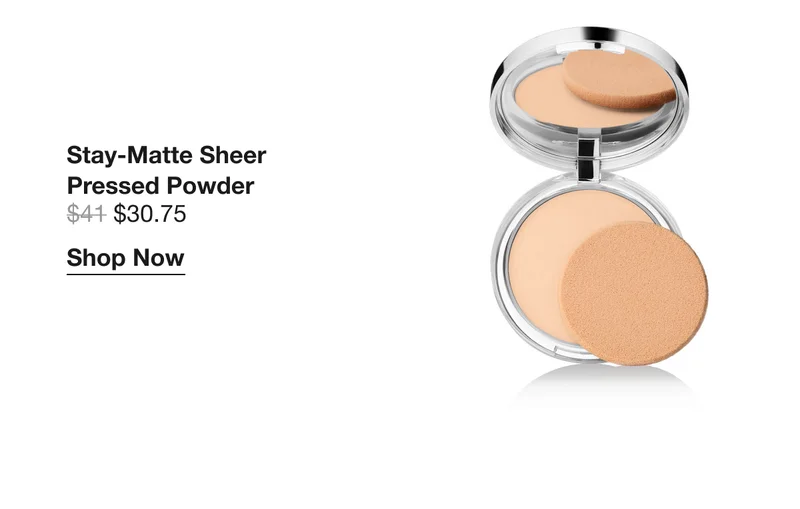 Stay-Matte Sheer Pressed Powder | $30.75 | Shop Now