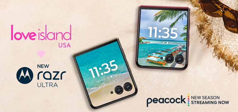 love island USA - new razr ultra - peacock - new season streaming now