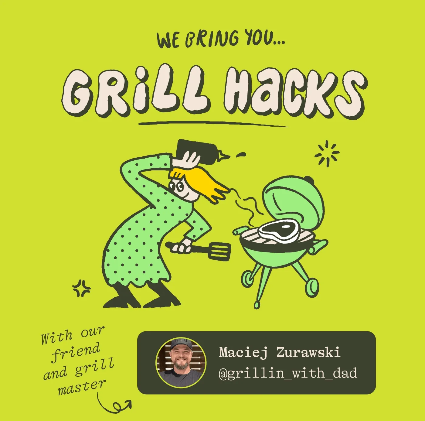We bring you...GRILL HACKS With our friends at Weber and grill master Maciej Zurawski (@grillin_with_dad)