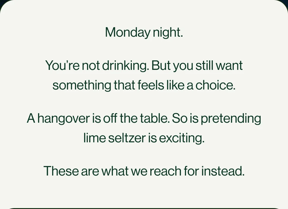 Monday night