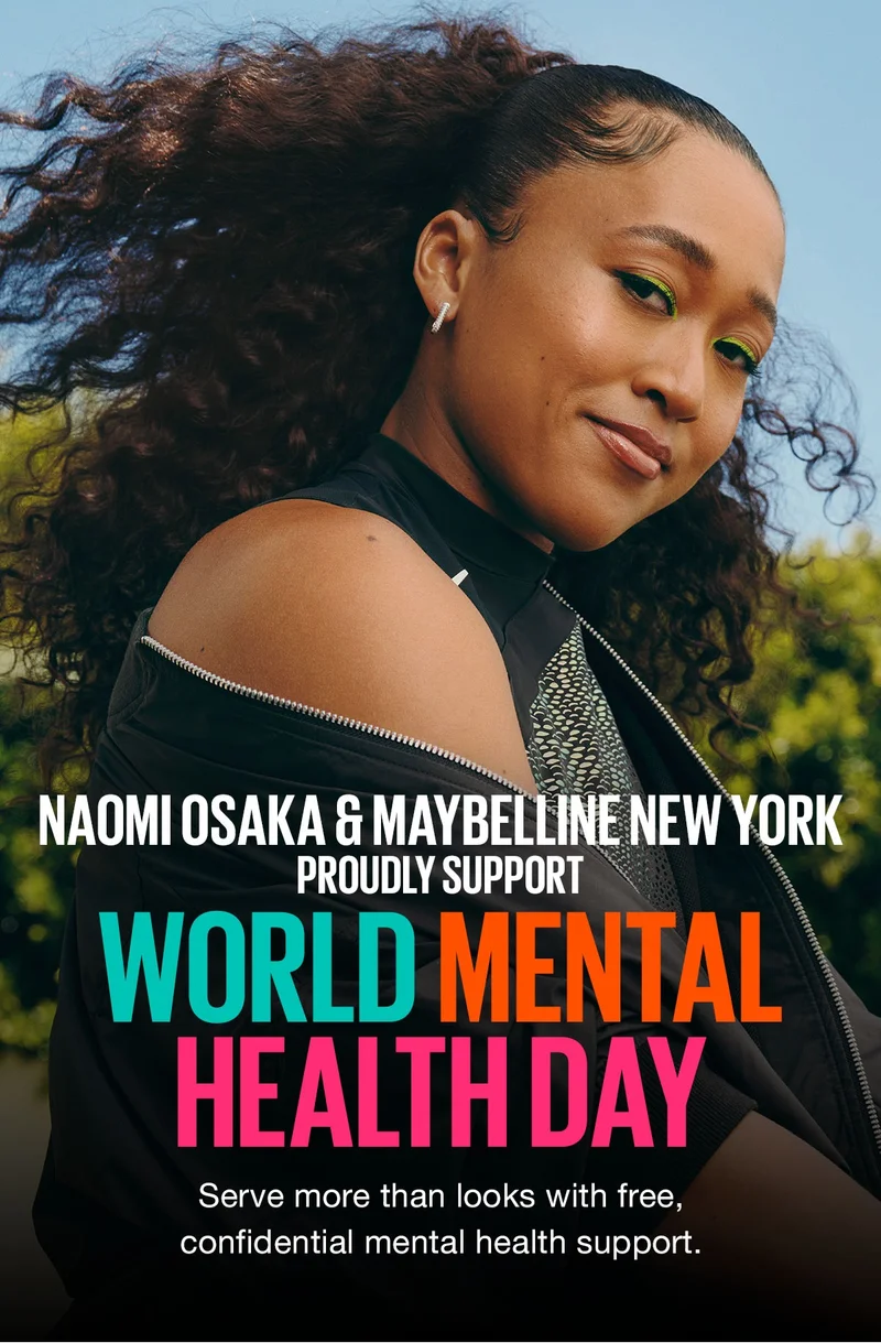 Naomi Osaka & Maybelline New York proudly support World Mental Health Day