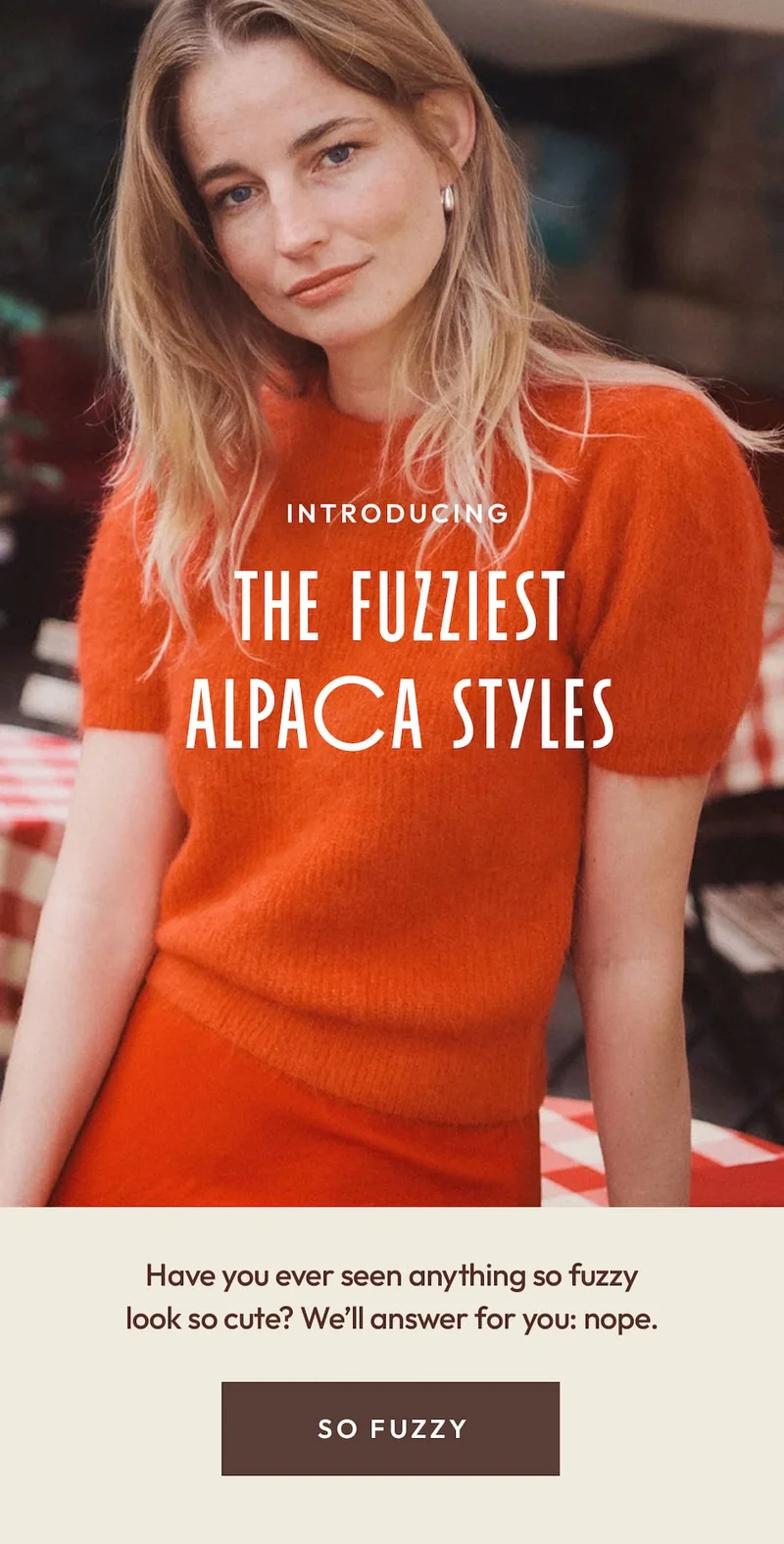 A new, wildly fuzzy collection