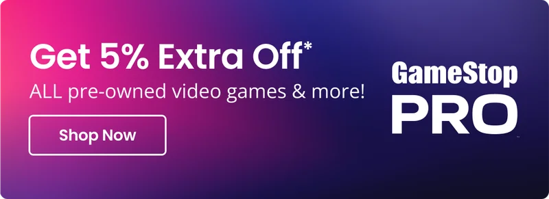 Get 5% Extra Off* ALL pre-owned video games & more!* | Shop Now