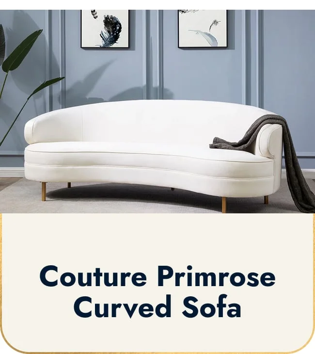 Couture Primrose Curved Sofa